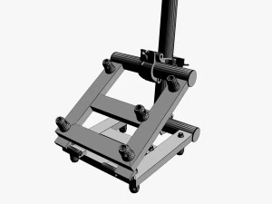 square truss corner junction 36 3D Model