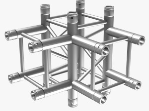 square truss corner junction 44 3D Model