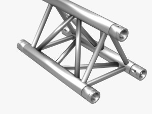 triangular truss straight segment 71 3D Model