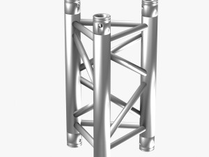 triangular truss straight segment 71 3D Model