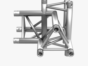 triangular truss corner junction 102 3D Model