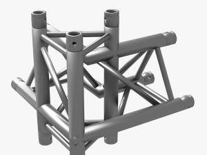 triangular truss corner junction 102 3D Model