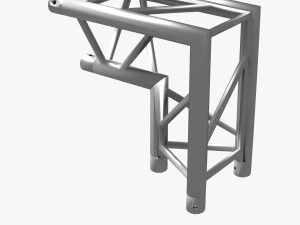 triangular truss corner junction 107 3D Model