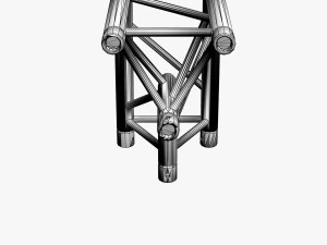 triangular truss corner junction 107 3D Model