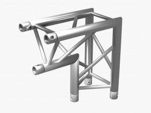 triangular truss corner junction 107 3D Model