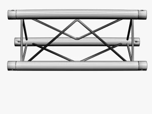 Mini triangular truss straight segment 111 3D Model