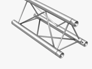 Mini triangular truss straight segment 111 3D Model