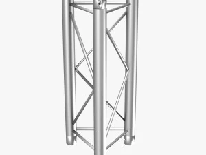 Mini triangular truss straight segment 111 3D Model