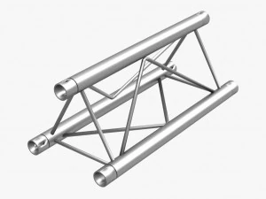 Mini triangular truss straight segment 111 3D Model
