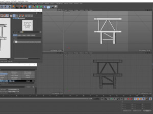 beam truss cross and t junction 134 3Dモデル