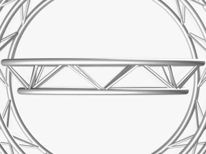 circle triangular truss modular collection - 10 pcs modular 3D Model