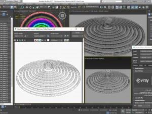 circle triangular truss modular collection - 10 pcs modular 3D Model