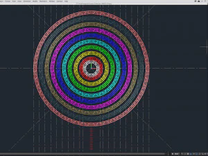 circle triangular truss modular collection - 10 pcs modular 3D Model