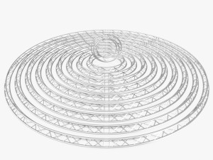 stage lighting truss giant collection - 149 unique modular objects Modelo 3D