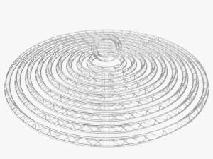 stage lighting truss giant collection - 149 unique modular objects 3D Model