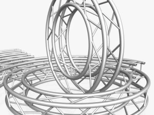 stage lighting truss giant collection - 149 unique modular objects 3D Model