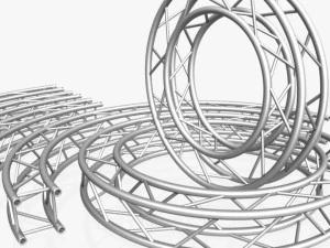 stage lighting truss giant collection - 149 unique modular objects 3D Model