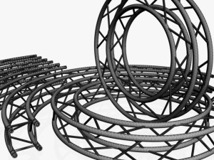 stage lighting truss giant collection - 149 unique modular objects Modelo 3D
