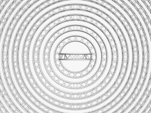 stage lighting truss giant collection - 149 unique modular objects Modelo 3D