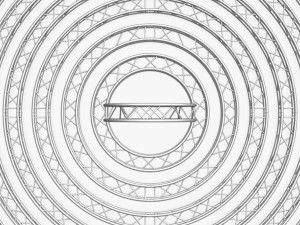 stage lighting truss giant collection - 149 unique modular objects Modelo 3D