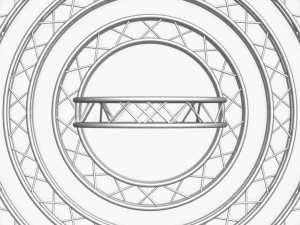 stage lighting truss giant collection - 149 unique modular objects 3D Model