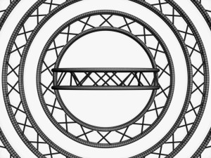 stage lighting truss giant collection - 149 unique modular objects Modelo 3D