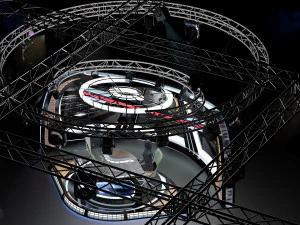 virtual tv studio news set 34 3D Model