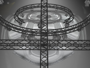 virtual tv studio news set 34 3D 模型