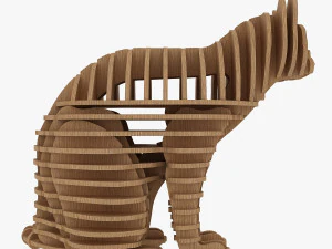 3d jigsaw puzzle cat 1 3D Model