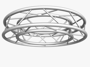 circle square truss - full diameter 150cm Model 3D