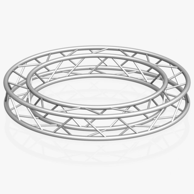 circle square truss - full diameter 200cm Modelo 3D .c4d .max .obj .3ds .fbx .stl .blend 