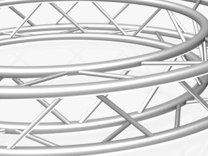 circle square truss - full diameter 200cm Modelo 3D
