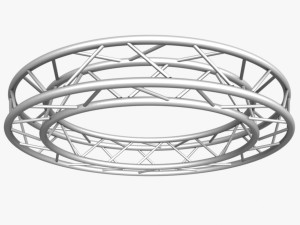 circle square truss - full diameter 200cm Modelo 3D