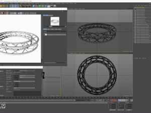 circle square truss - full diameter 200cm Modelo 3D