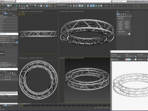 circle square truss - full diameter 200cm Modelo 3D