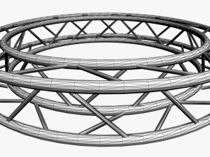 circle square truss - full diameter 200cm Modelo 3D