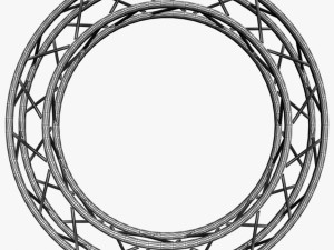 circle square truss - full diameter 200cm Modelo 3D