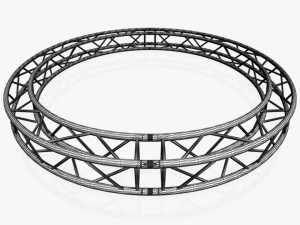 circle square truss - full diameter 300cm Modelo 3D