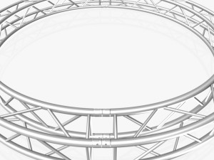 circle square truss - full diameter 300cm Modelo 3D