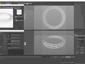 circle square truss - full diameter 300cm Modelo 3D