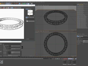 circle square truss - full diameter 300cm 3D Model
