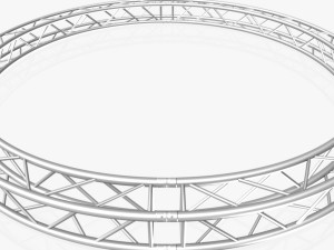 circle square truss - full diameter 400cm Model 3D