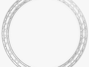 circle square truss - full diameter 400cm Model 3D
