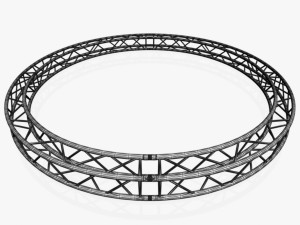 circle square truss - full diameter 400cm Model 3D