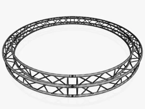 circle square truss - full diameter 400cm 3D Model