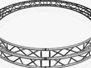 circle square truss - full diameter 400cm Model 3D