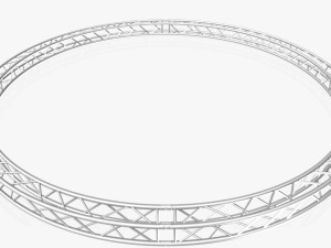 circle square truss - full diameter 600cm Modèle 3D