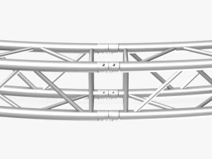 circle square truss - full diameter 600cm 3D Model