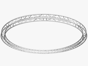 circle square truss - full diameter 600cm 3D Model
