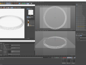 circle square truss - full diameter 600cm Modèle 3D